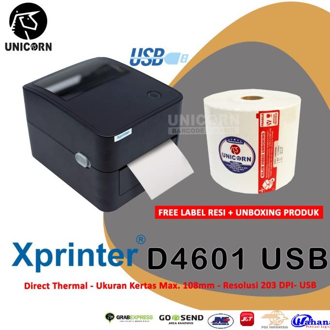 Printer Label Thermal USB Xprinter - XP4601 / XP-D4601 / XP-4601