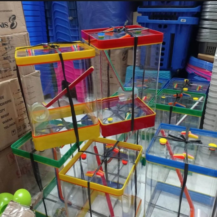 Aquarium Es Akrilik / Tempat Es Buah Bahan Akrilik -Sherlyashope