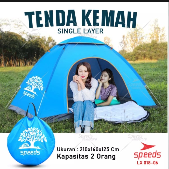 Speed Tenda Camping Lipat, Tenda Gunung Kapasitas 2 Orang,Tenda Outdor