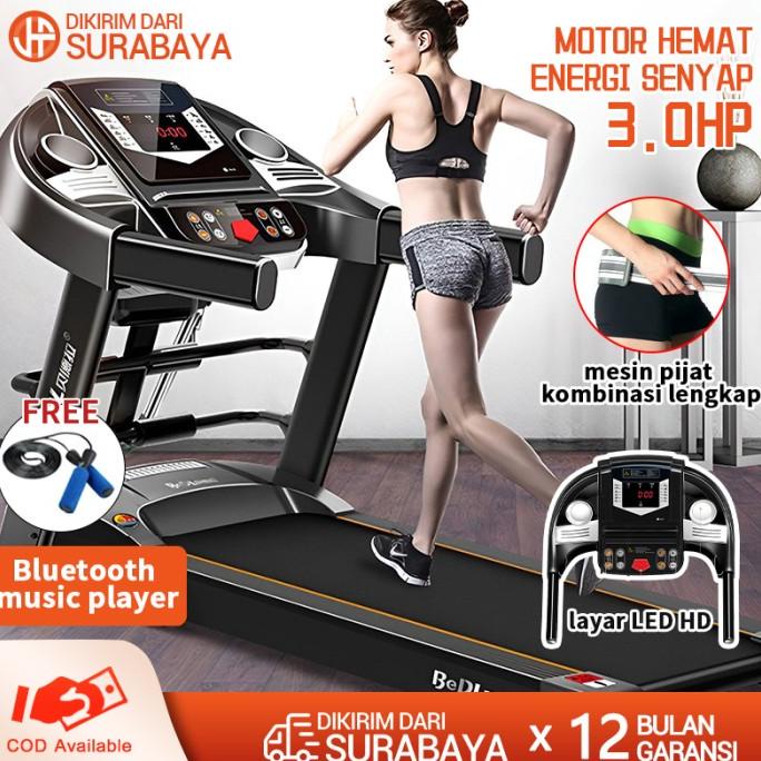 hanya disini] Alat Olahraga Treadmill Alat Fitness Treadmill Elektrik Treadmill