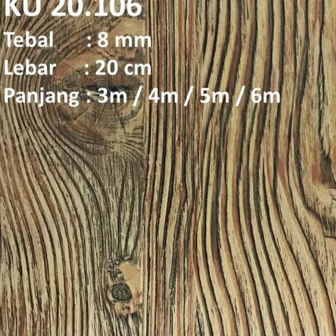 ] Shunda Plafon serat kayu glossy KU - 20106