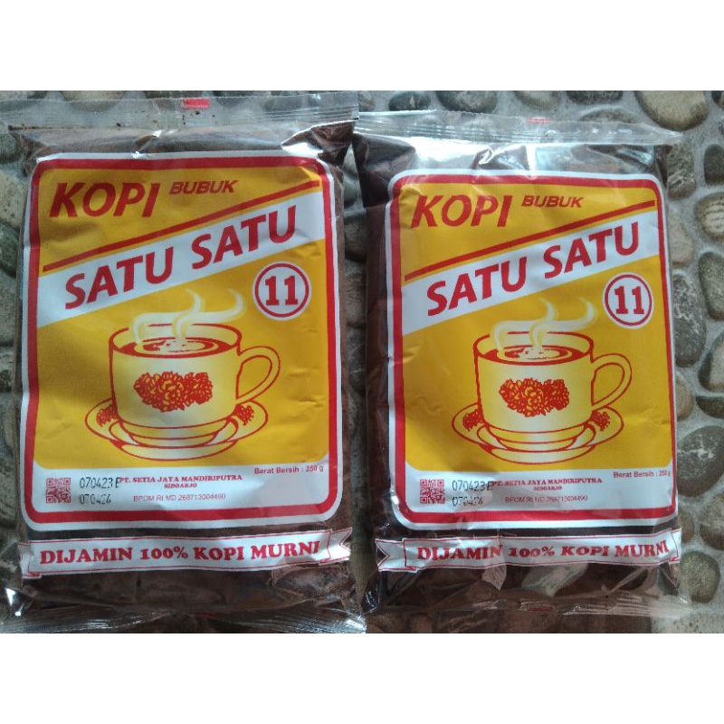 

Kopi Bubuk SATU SATU 250 gram