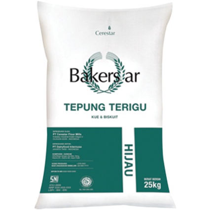 

Bakerstar Hijau Tepung Terigu Protein Tinggi Roti High Wheat Flour
