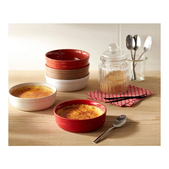 

Emile Henry EH4013 - Creme Brulee Set 2pcs Ceramic Clay Bakeware Oven