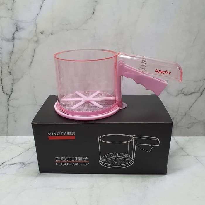 

Suncity Flour Sifter / Strainer / Saringan / Ayakan Tepung - Pink
