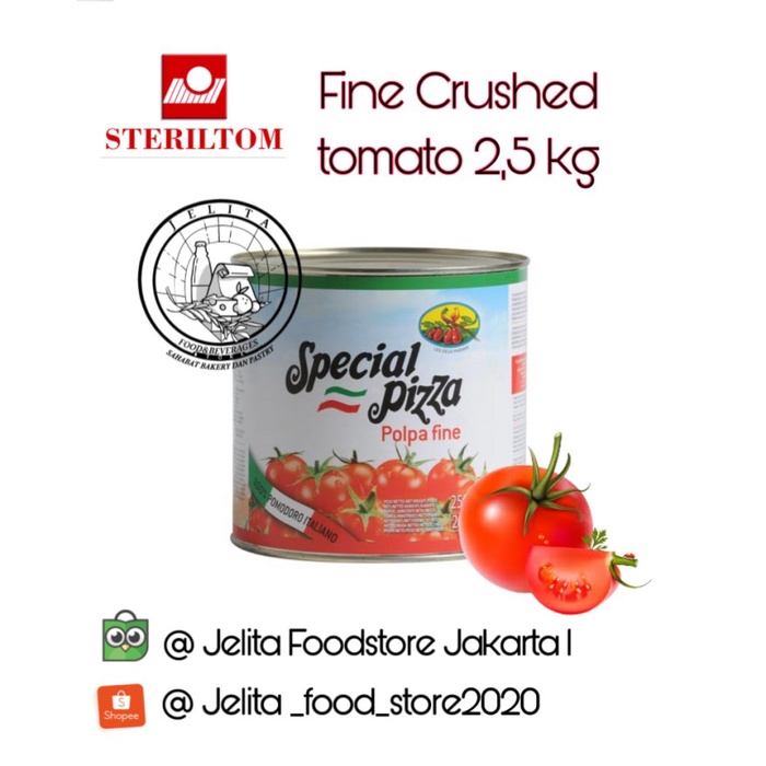 

Steriltom Crushed Tomato 2,5kg tomat sauce