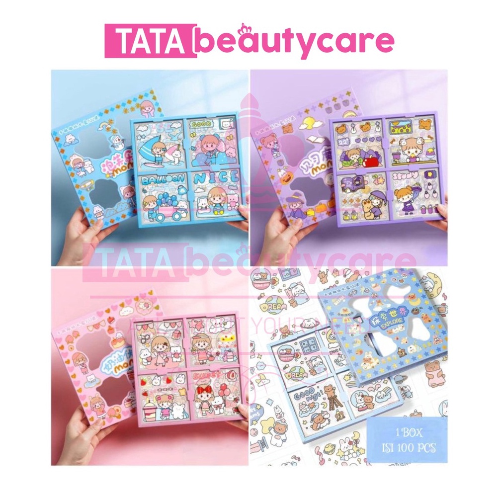

9.9 FLASH SALE [300gr] T705 | ( 1 BOX ISI 100PCS) Stiker 2D Sticker botol minum 2D plastik anti air/Buku Diary Stiker Motif/Stiker Anti Air Stiker Motif Kartun Korea Lucu Anti Air Dekorasi Handbook Scrapbook DIY