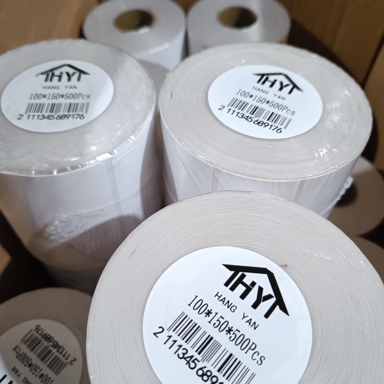 

10.10 HARGA GROSIR Label Thermal 100 X 150mm - Kertas Thermal Barcode A6 500pcs / 500 Lembar