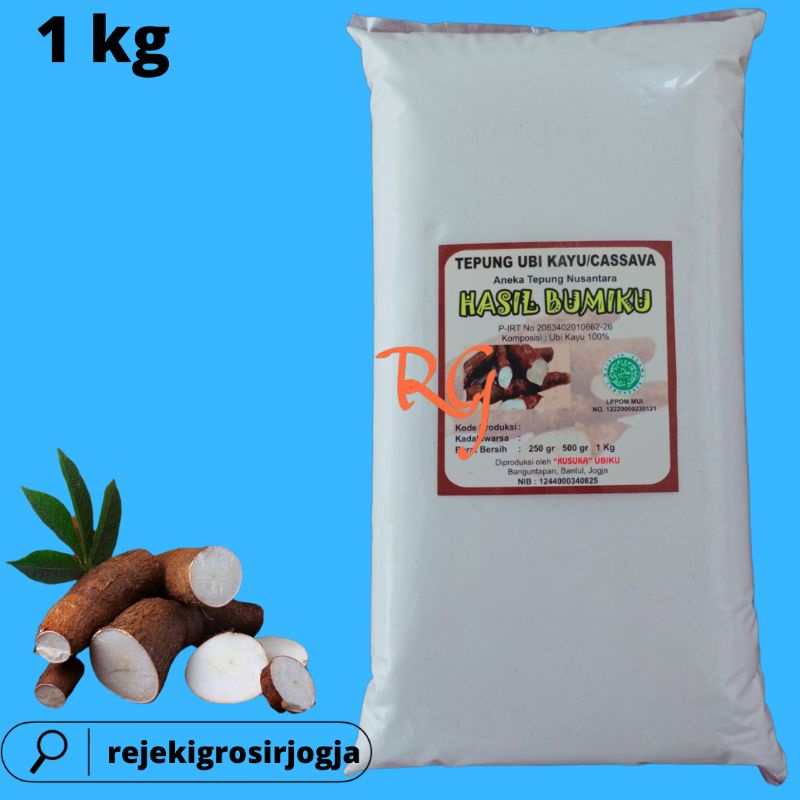 

Tepung Singkong Organik kemasan 1 KG/Tepung Kasaffa kemasan 1 KG/Tepung Casaffa kemasan 1 KG