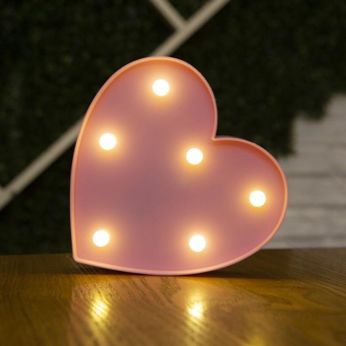 AMARYLLIS Lampu Meja Hias LED Romantis Bentuk Love Warm White - AM-16