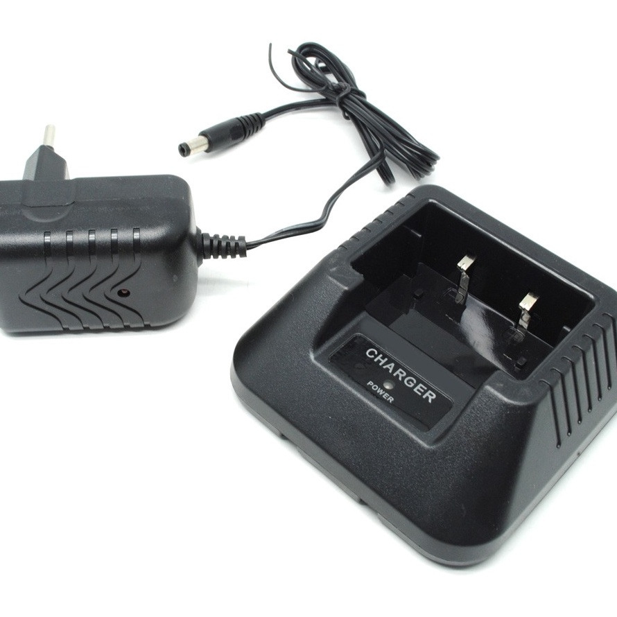 ➸➚✣ CASAN HT UV5R UV 5R Baofeng  / CHARGER HT UV 5R Baofeng Taffware Pofung -HITAM Ready