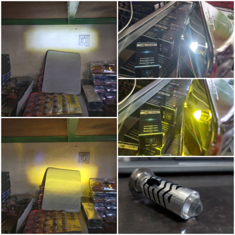 lampu laser, lampu depan bebek matic laser super focus ACDC