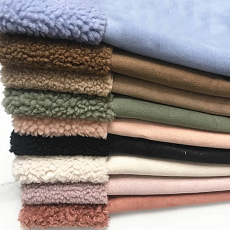 (Q»41.♥] Kain bahan bulu domba / sherpa / koher perkg trendiing