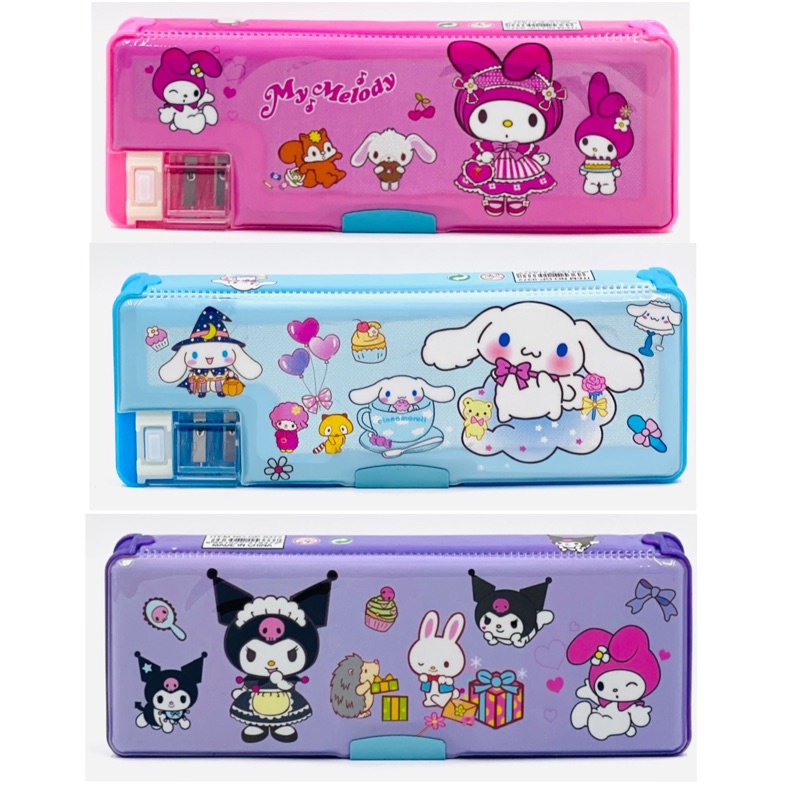 

KOTAK TEMPAT PENSIL MAGNET SANRIO MELODY KUROMI CINNAMOROLL LUCU