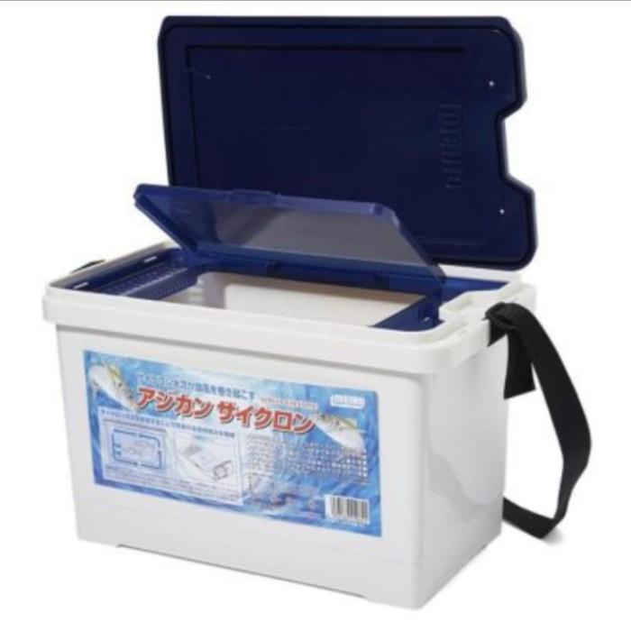 Terlaris Meiho Ajikan Cyclone Live Bait Box Udang Ikan Hidup Box Umpan Pancing