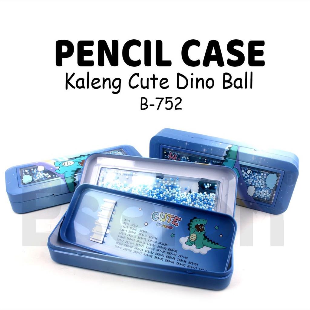 

KOTAK PENSIL KLG CUTE DINO + MAINAN BOLA WRNA / XIAO LING JING B-752