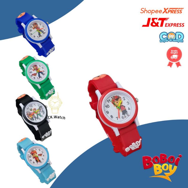 ( BOBOIBOY ) JAM ANAK TIMBUL ANALOG KARAKTER || BOBOIBOY || BEST SELLER | BISA COD