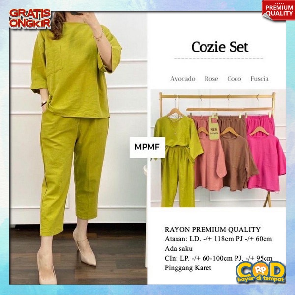 Bsju Clana Mewah Oneset Cewek Viral Santai Baju Muslimah 2023 Set Celana Cewek Import Setelan Waita 