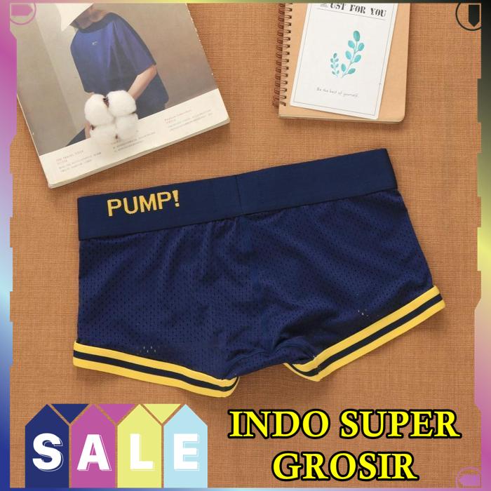 BOXER PRIA MERK PUMP CELANA DALAM PRIA PUMP. MEN'S UNDERWEAR. CELANA DALAM PRIA BOXER PRIA DEWASA / 