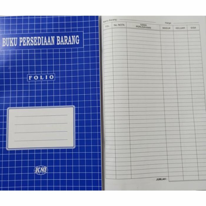 

Buku Persediaan Barang Folio Buku Keluar Masuk Barang