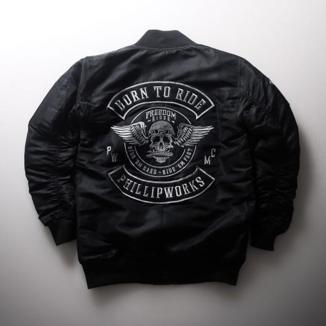 JAKET BOMBER PHILLIP WORKS BORN TO RIDE
