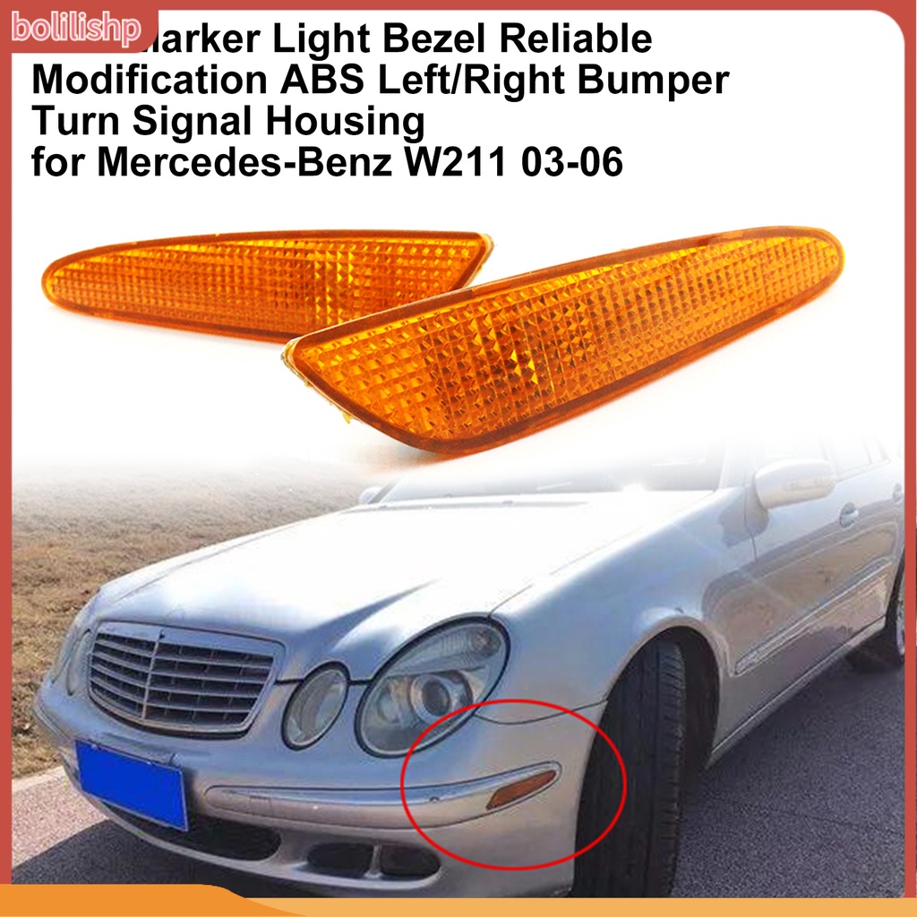 &lt;Bolilishp&gt; Lampu Sein Samping Kiri / Kanan Bahan Abs Untuk Mobil Mercedes-Benz W211 03-06 2118200221 2118200121