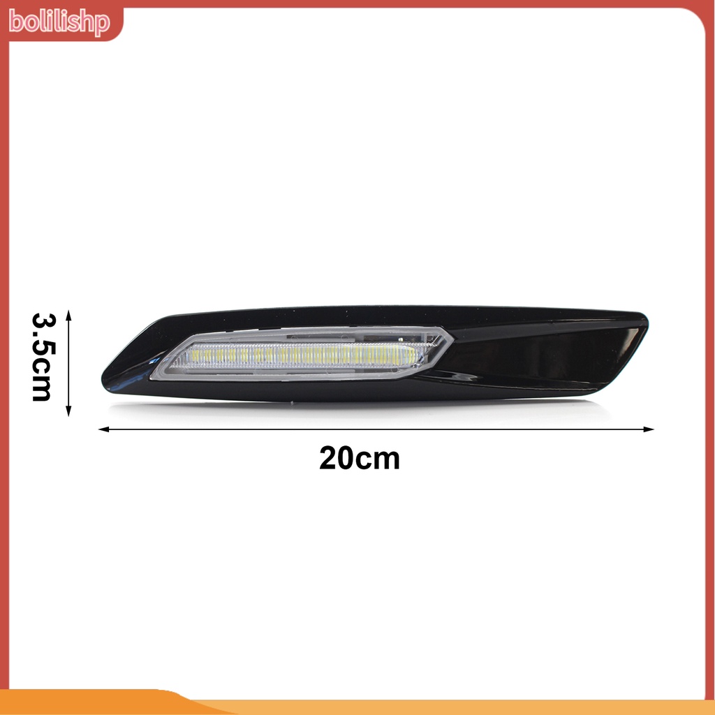 &lt;Bolilishp&gt; 2pcs Lampu Led Indikator Blinker Dinamis Super Terang Untuk Bmw 5 Series E39 E60 F10 F12 F18