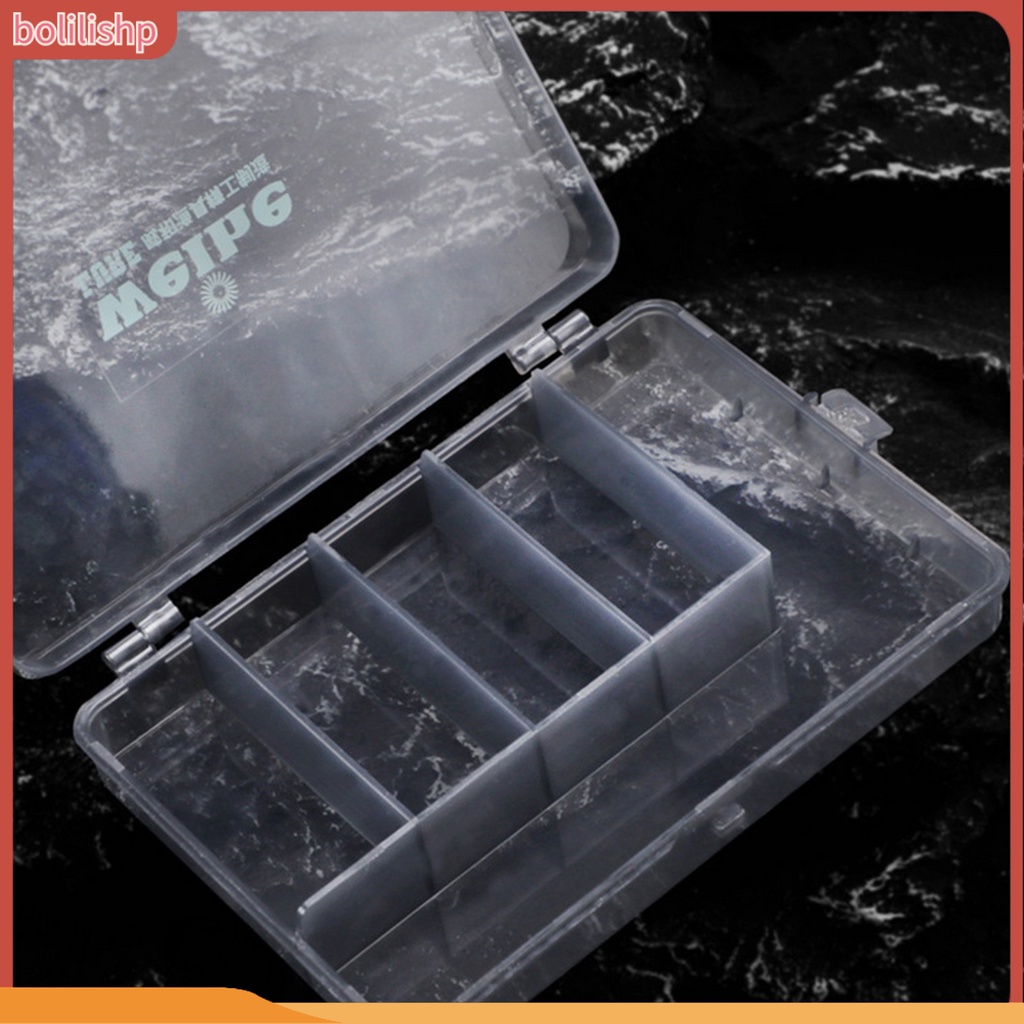 [Bolilishp] lure Box Kapasitas Tinggi 5sekat Tahan Jatuh Tembus 5kisi Fishing Tackle Storage Box Memancing Luar Ruangan