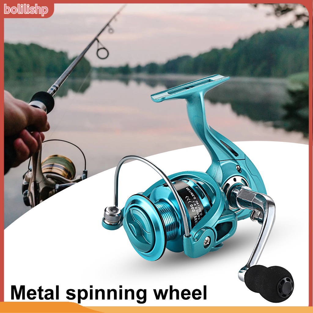 [Bolilishp] fishing Reel Kuat Dan Kokoh Collapsible Handle Transmisi Halus Rem Besar Halus Tembakan Panjang Memancing Knob Metal Kekuatan Tinggi Gulungan Berputar Untuk Memancing Di Luar Ruangan