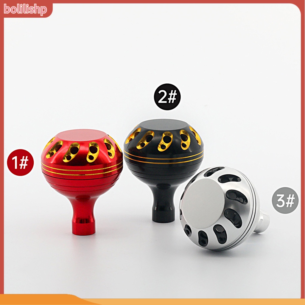 [Bolilishp] fishing Reel Handle Knob Berongga Keluar Bulat Kuat DIY Ultralight Modifikasi Paduan Aluminium Tahan Aus Spinning Reel Grip Knob Perlengkapan Memancing