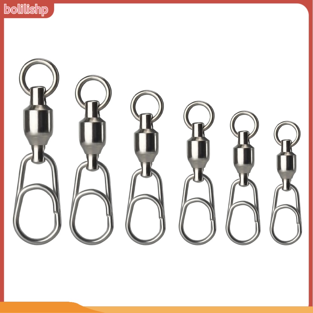 [Bolilishp] 10pcs Konektor Cincin Figure-Eight Stabilitas Tinggi Kokoh Ukuran Kecil Alat Pancing Fishing Connector Untuk Memancing Outdoor