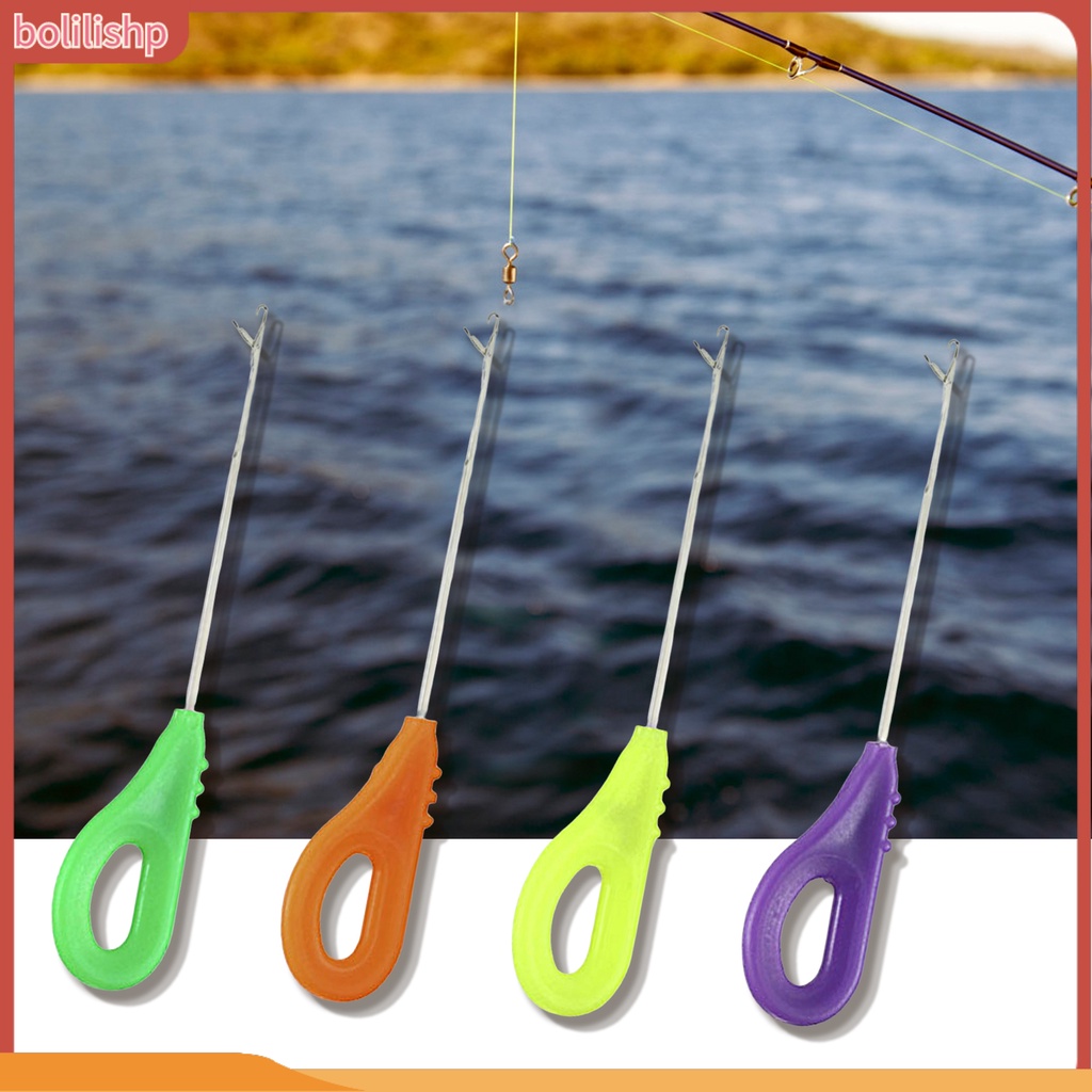 [Bolilishp] fishing Rambut Rig Portable Non-slip Handle Ujung Tajam Anti-Karat Tahan Lama Lure Penetration Mini Stainless Steel Tandon Memancing Umpan Jarum Alat Pancing