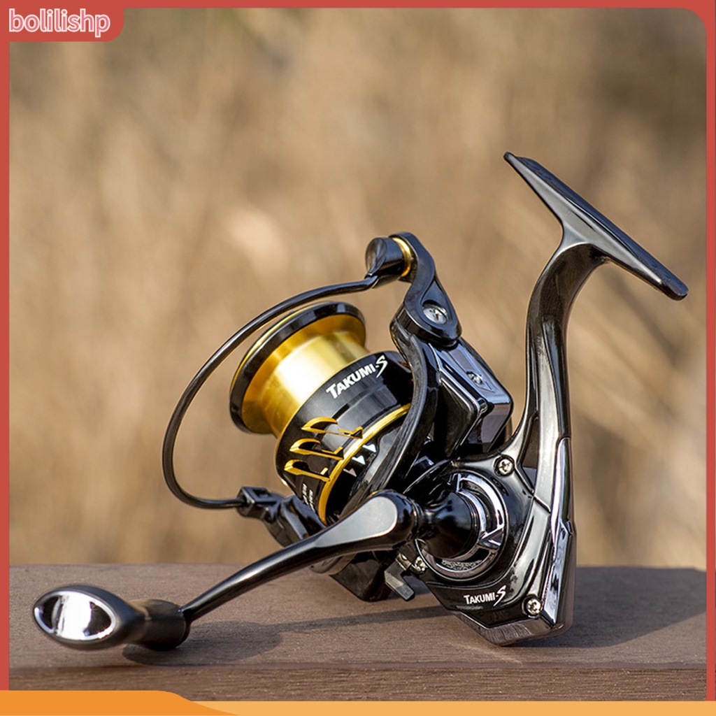 [Bolilishp] lure Spinning Reel Adjustable Rasio Kecepatan Tinggi 5.2: 1gagang Ganda Kiri Kanan Memancing Roda Berputar Fishing Tackle