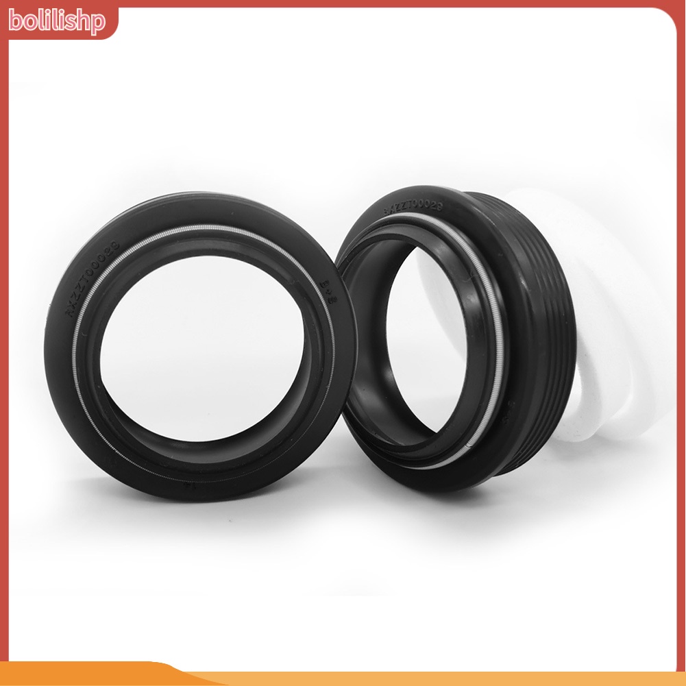 &lt;Bolilishp&gt; 2Pcs Bike Bicycle Front Fork Dust Seal with Sponge Ring for Fox Rockshox Xfusion