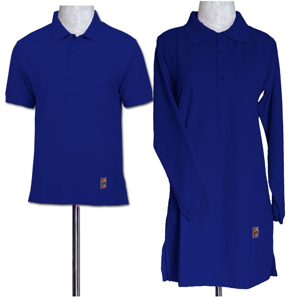 TERMURAH KAOS POLOS S-XXXXL Kaos Polos Couple Polo Cowok Pria Pendek Tunik Cewek Muslimah Merah Kanc