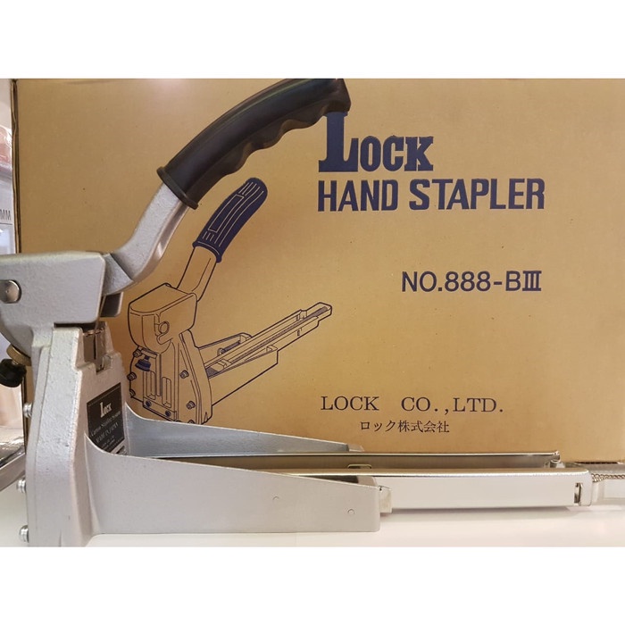 

Lock hand stapler