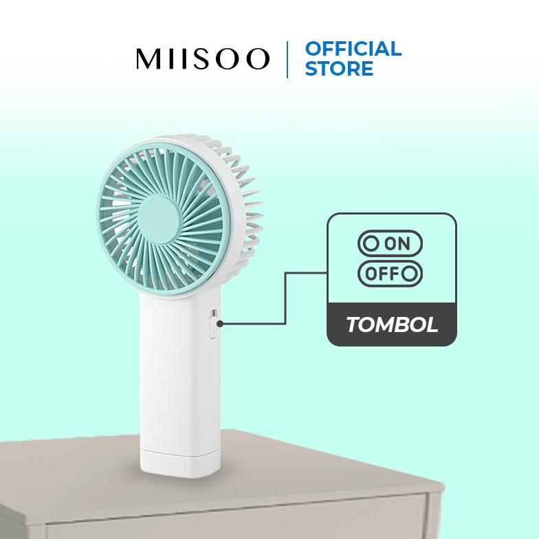 Trending Miisoo Kipas Angin Mini Lipat Portable / Mini Fan / Kipas Genggam Cute / Kipas Kecil 2023