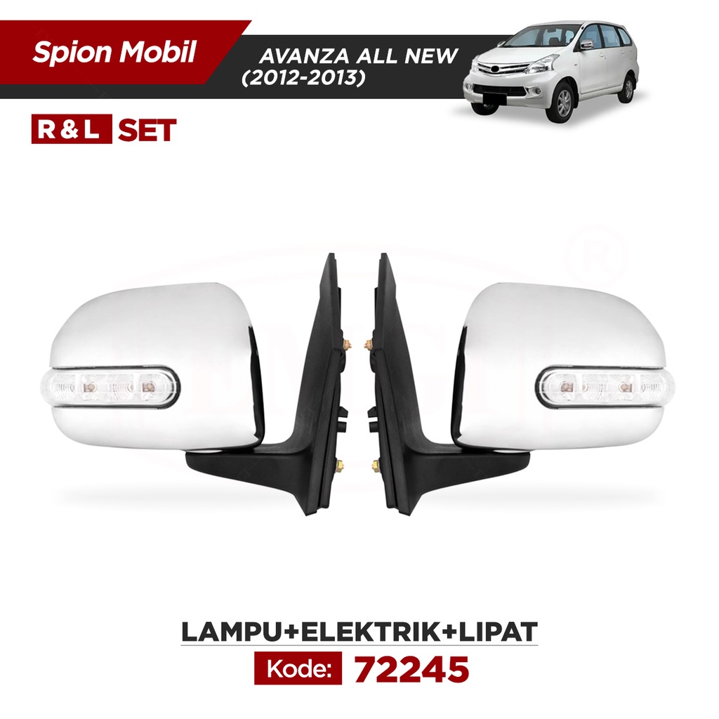 Upgrade Retract - Spion Mobil Avanza All New 2012 s.d 2013 + Switch - 72245s