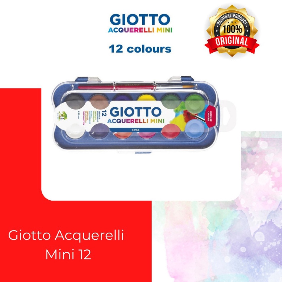 

Giotto Acquerelli Mini 12 Warna Cat Air Giotto Mini Set 12 • OMN.21Jn23ᵟ