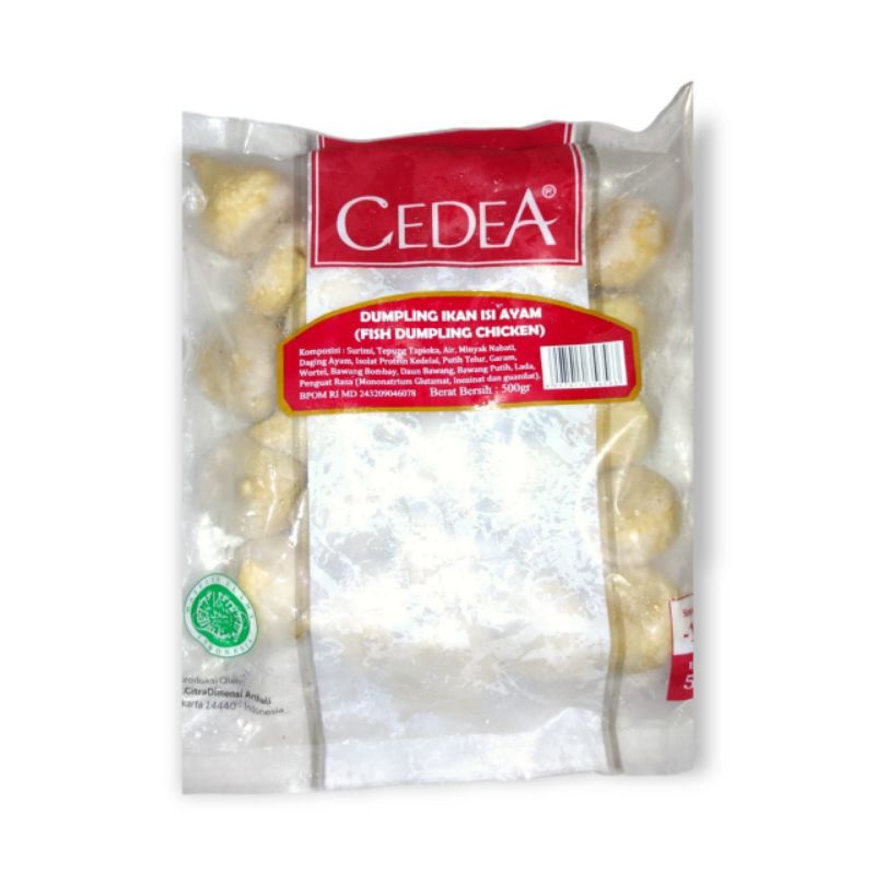

Dumpling Chicken Cedea 500gr 100% HALAL
