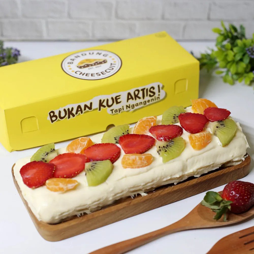 

KUE CHEESECUIT / BISKUIT KEJU OLEH OLEH BANDUNG