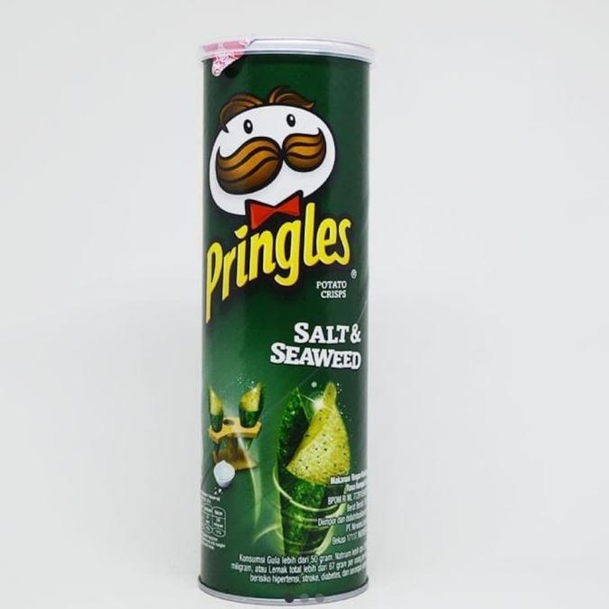 

\\\\\] PRINGLES SALT & SEAWEED POTATP CHIPS 110 gr