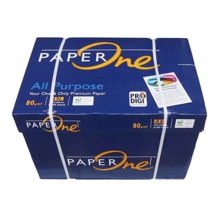 

Paper One A3 80 gram/ Fotocopy/1Box/khusus Gosend Grab Express gon04