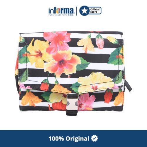 Toilet Kit Informa - Informa Tas Organizer Toiletry & Hanger Flat Floral
