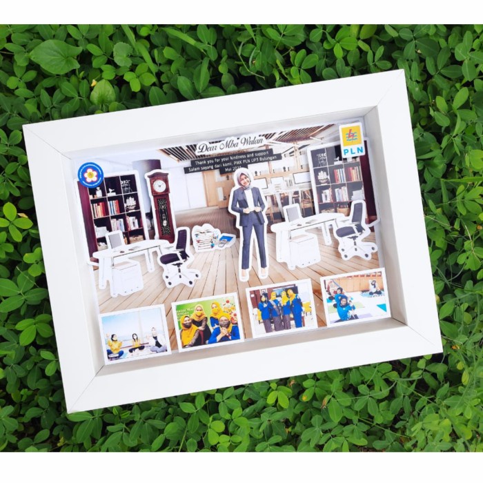 Custom Pop Up Frame Hadiah Farewell Atau Tanda Kenangan