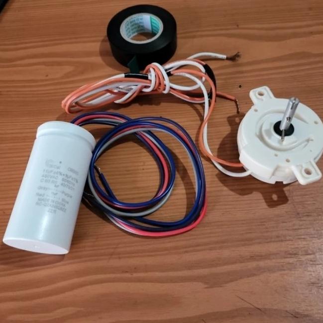 (:(:(:(] paket mesin cuci kapasitor 10+ 3 uf dan timer spin sharp ori
