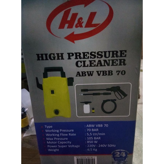 Jet Cleaner High Pressure Abw Vbb 70 H&L
