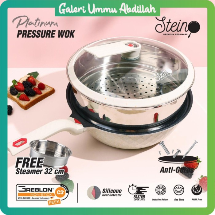 Terlaris Wok Platinum Pressure Stein Cookware