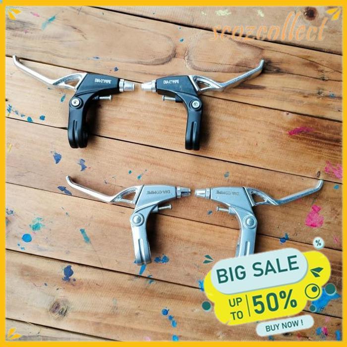 HANDLE REM BRAKE LEVER SEPEDA FULL ALLOY CHROME 