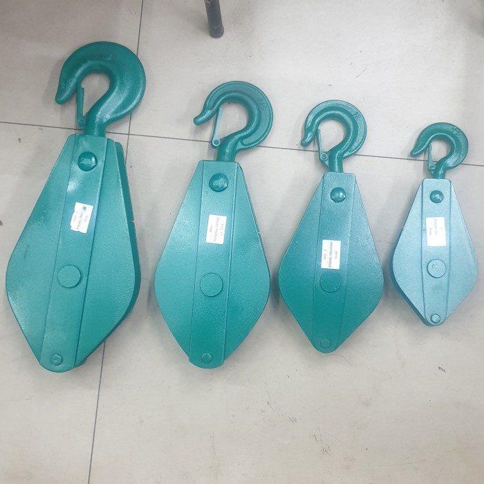 Terlaris Katrol Katrol Kapal 1 2 3 5 Ton / Kerekan Timba Sumur Snatch Block 1-5 Ton